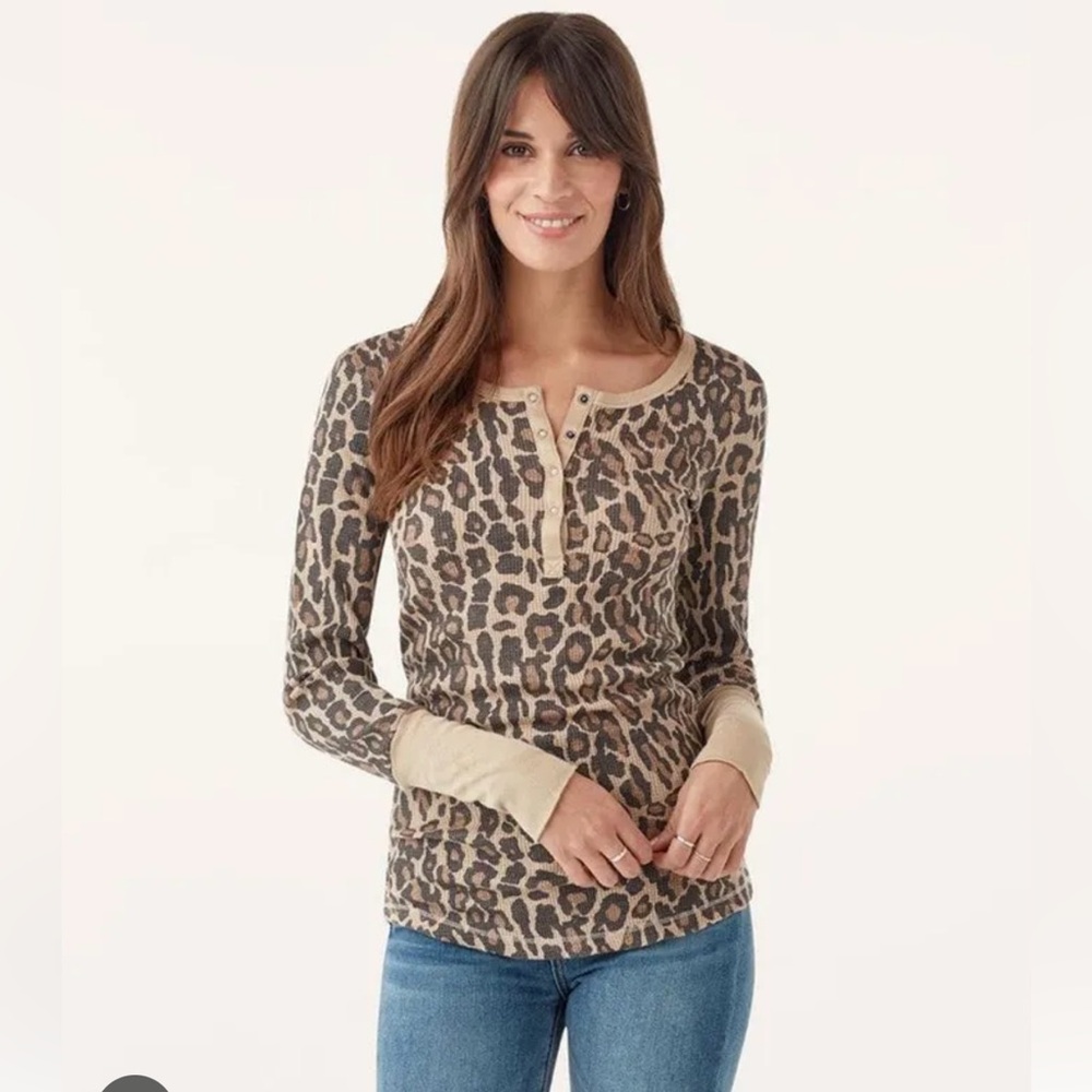 Splendid Tan Ribbed Knit Top